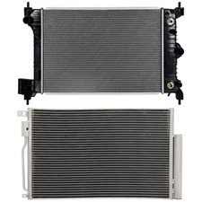 Radiator & AC Condenser Cooling Kit For 2013 2014-2018 Chevrolet Sonic 1.8L