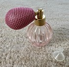 Vtg DuCair BIOESSENCE Pink Iridescent Atomizer Perfume Bottle  — photo 1