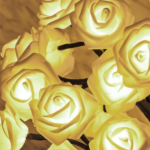 24LED Rose Flower Tree Lights USB Table Lamp Fairy Night Light Home Party Decor - Picture 6 of 16