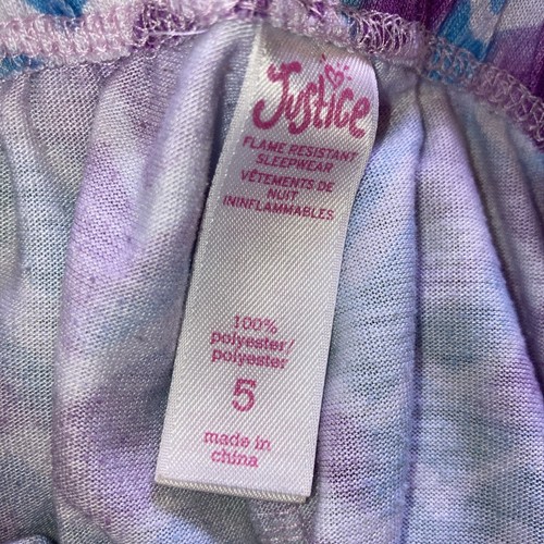 Justice Kids Size 5 Pajama Set. Day Dreamer - Picture 2 of 2