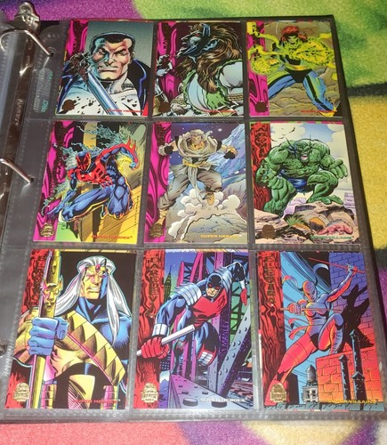 Fleer 1994 Marvel Universe Ser. 5-Comp. 200 Cards W/Power Blast & Suspended Anim - Picture 21 of 24