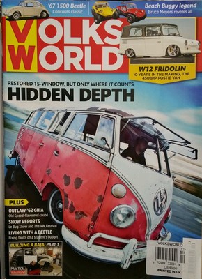 Volks World UK Restored 15 Window Hidden Depth W12 Fridolin Dec '14 VW FREE SHIP