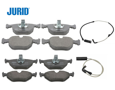 Front Brake Pad Rear Brake Pad Set OEM Jurid + Sensor for BMW E39 530i 540i