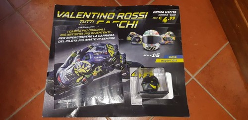 VALENTINO ROSSI TUTTI I MIEI CASCHI FASCICOLO + CASCO STAGIONE 2018  CENTAURIA | eBay