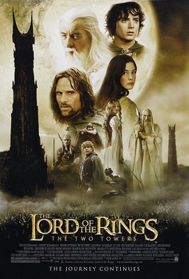Lord Of The Rings movie poster print  The Two Towers : 11 x 17 inches (v2)