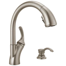 Delta Shiloh Pullout Kitchen Faucet Spotshield Stainless-Certified Refurbished