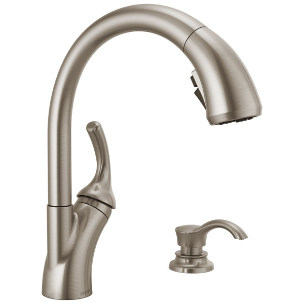 Delta Shiloh Pullout Kitchen Faucet Spotshield Stainless-Certified Refurbished