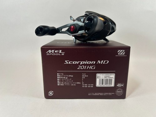 Shimano 24 Scorpion MD 201HG LEFT 7.4 Casting Reel New IN BOX - Picture 2 of 10
