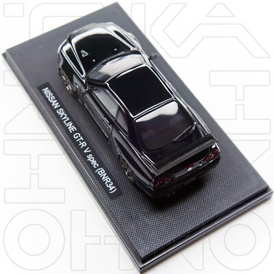 NISSAN SKYLINE GT-R V SPEC I BNR34 R34 1999 EBBRO 1:43 44151 BLACK
