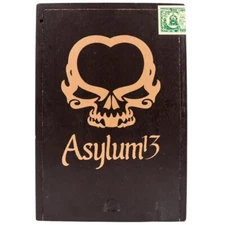 Asylum 13  52 x 6 Medulla Maduro Empty Wood Cigar Box 6.5" x 4.5" x 4.5"