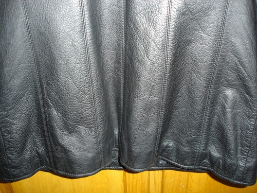 WOMEN'S CORTY BENNETT S.L. GENUINE LEATHER COAT/JACKET SIZE M BLACK - Picture 14 of 14