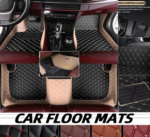 For Kia Car Floor Mats Rio Hatch Custom All Weather PU Leather Carpets Luxury 3D - Picture 5 of 20