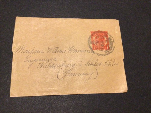 Kensington 1914 to Waldenburg Germany postal wrapper Ref 59693 | eBay