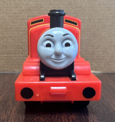 Thomas the Train James 2009 Limited #5 Red Pull Back Go Gullane Mattel Works Toy