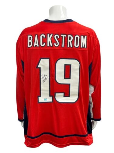 Authentic Nicklas Backstrom Autographed Washington Capitals NHL Jersey - Picture 2 of 3