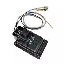 Preamplificatore per chitarra acustica 4-Band EQ + Piezo Pickup LCD Tuner Com...