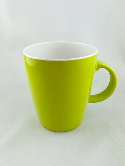4er-Set Melaminbecher Lemon green Becher Tassen Melamin Two Tone 350 ml Gimex