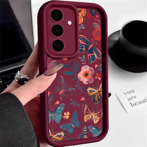 Case For Samsung A16 A06 A25 A26 A35 A54 S25 Ultra Flowers Butterfly Soft Cover - Picture 19 of 20