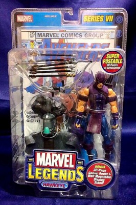 NEW HAWKEYE MARVEL LEGENDS SERIES VII 7 AVENGERS TOY BIZ 2004