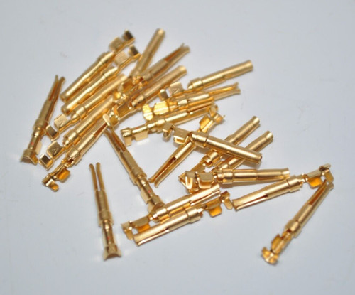Lot of 24 Tyco TE AMP 66504-8 CONTACTS SOCKET 20-24AWG GOLD CRIMP ST CABLE - Picture 1 of 1