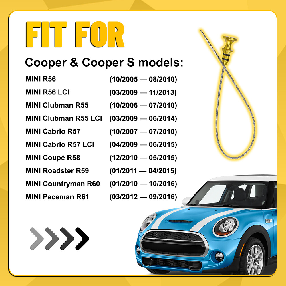 Prise D'Air Noir Brillant Pour Mini Cooper S de 11.2006 R55 Clubman R56 R57