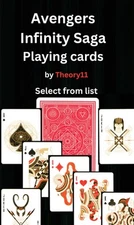 Avengers Infinity Saga playing cards by Theory11 – Select from list – ZV 37