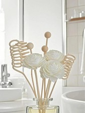 9 PCS Reed Diffuser Scent Sticks Diffuser Essential Oil Flowers Replace
