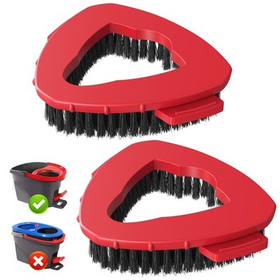 2 Pack 1-Tank Spin Mop Scrub Brush Head Replacement for O Ceda EasyWring 1-Ta...