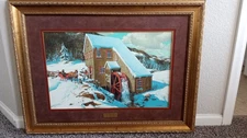 Frank McCarthy Original Tempera on Artists Board "The Old Mill"