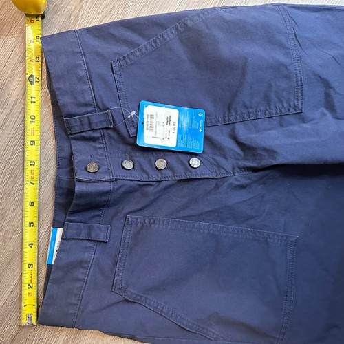 Pantaloni Columbia donna 8 Holly Hideaway cotone reg fit gamba dritta blu navy nuovi con etichette $100 - Foto 5 di 6