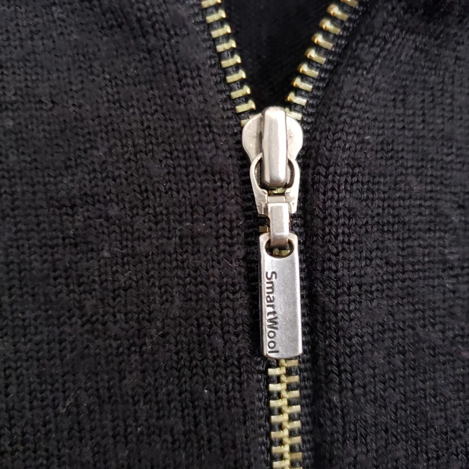 Suéter Smartwool Para Hombres 1/4 Cremallera Lana Merino Capa Base Grande Aire Libre Esquí Trabajo Foto 3 de 4