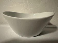 Over and Back 8 1/2" What A Dish White Serving Fruit Salad Pasta Bowl(s) - 1