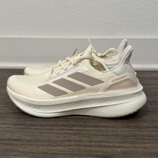 Adidas Women's UltraBoost 5X Running White Wonder Taupe JQ2931 Sz 6.5