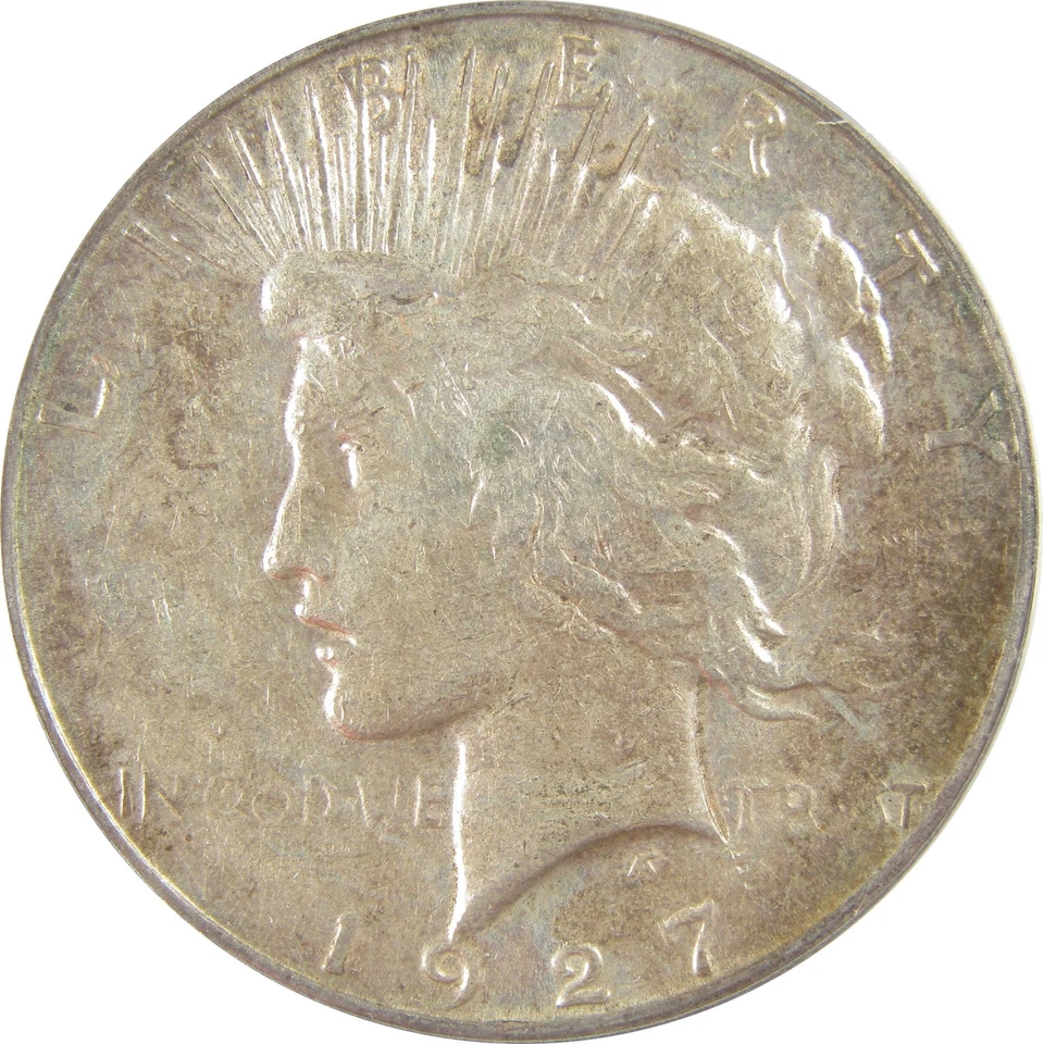 1927 S Peace Dollar AU 53 ANACS Silver $1 Coin SKU:I20915 - Image 3 of 4