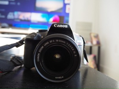 Canon EOS Rebel T6 DSLR Camera Kit w/ 18-55mm, 75-300mm Lens - DS126621