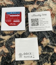 Shelly Plus 1PM 15A Smart Relay Switch with Power Metering Wi-Fi Bluetooth X1