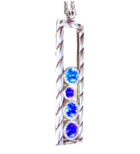 BRIGHTON HALO RHYTHM TANZANITE PURPLE BLUE HU...