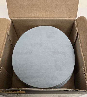 MIRKA SANDING DISCS 22-612-500. 5''BASECUT, P500 GRIT. BOX OF 50.