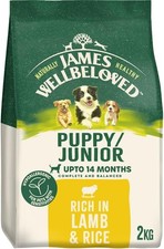 James Wellbeloved Dog Puppy Hypoallergenic Dry Food Lamb and Rice 2 kg 5.53 per kilo