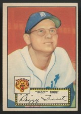 1952 Topps Paul "Dizzy" Trout #39 VG/EX "A"
