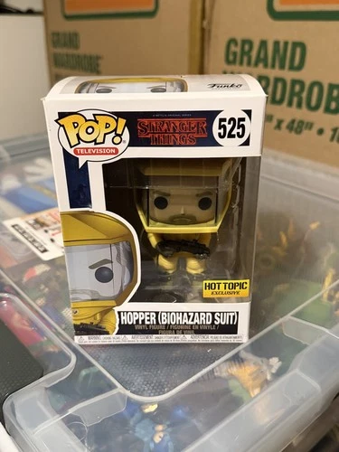 Funko Pop! Stranger Things Hopper (Biohazard Suit) #525 Hot Topic Vinyl Figure