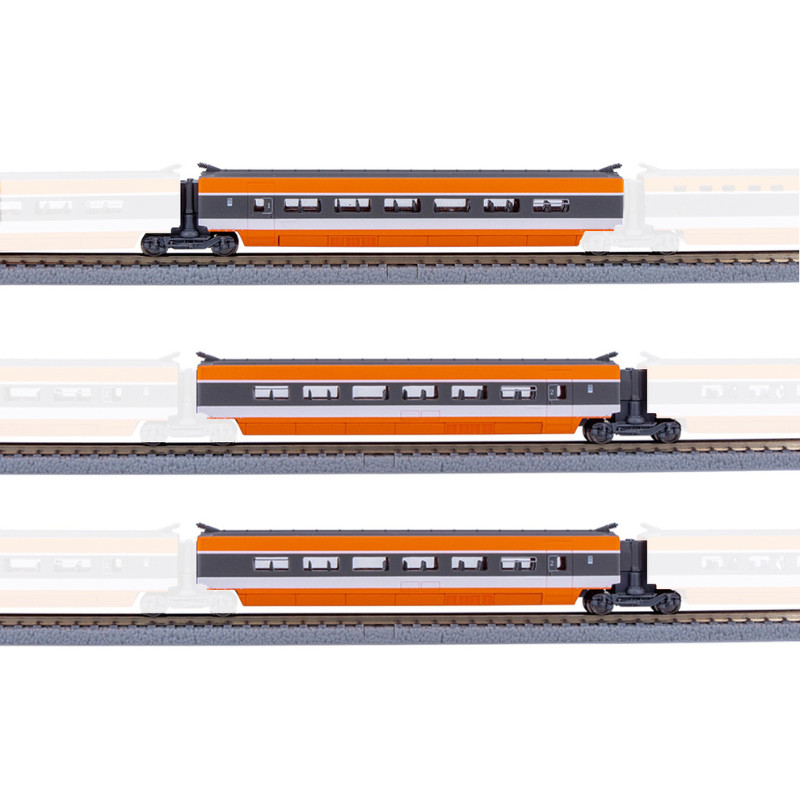 TGV Sud-Est coffret 3 voitures supplémentaires Atlantique sur votre réseau Z