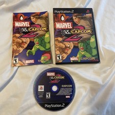 Marvel Vs Capcom 2 (Sony PlayStation 2 PS2, 2002) with Case & Manual CIB