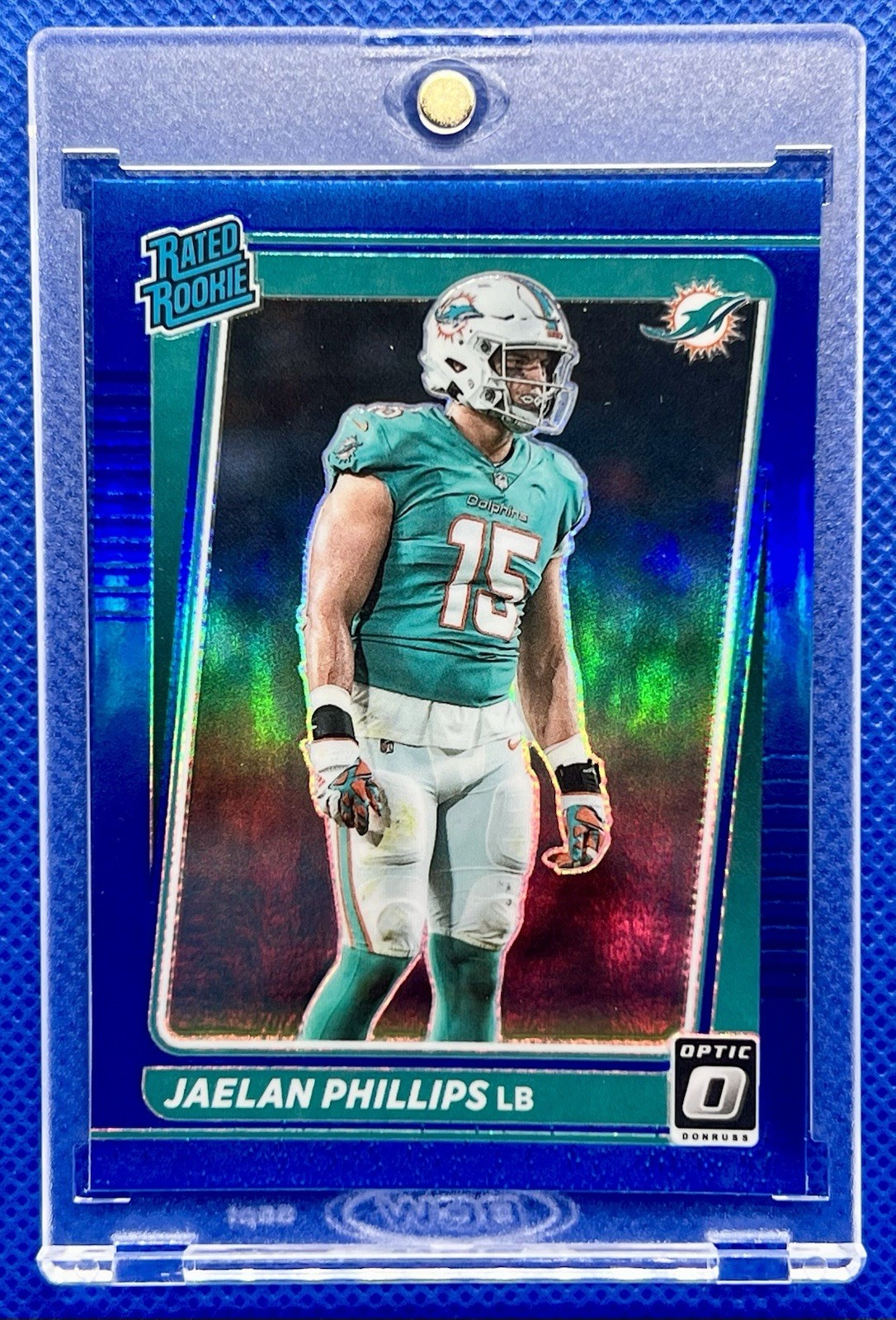 Jaelan Phillips Panini Donruss Optic #254 Blue