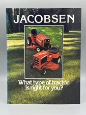 1977 JACOBSEN GARDEN TRACTORS Riding Mower Advertising Catalog Vintage