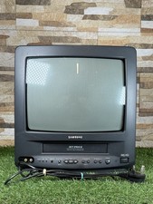 Samsung TVP-3350IT 14" Jet Drive VHS Combo Video Retro Gaming CRT TV LEGGI