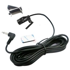 Car Microphone 3.5mm Stereo External Mic 35 cubic centimeters, Black