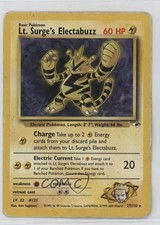 Lt Surge's Electabuzz Pokemon Gym Heroes #27 2000 on eBay