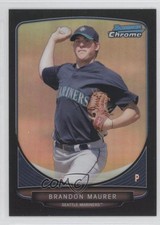 2013 Bowman Prospects Chrome Black Refractor 66/99 Brandon Maurer #BCP22 1b0