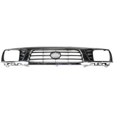 Grille For 1995-1997 Toyota Tacoma 4wd Chrome Shell With Painted Black Insert Grille For 1995-1997 Toyota Tacoma 4wd Chrome Shell With Painted Black Insert